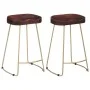 Taburetes de cocina gavin 2 unidades madera maciza de mango de vidaXL, Taburetes de cocina - Ref: Foro24-247833, Precio: 92,7...