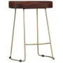 Taburetes de cocina gavin 2 unidades madera maciza de mango de vidaXL, Taburetes de cocina - Ref: Foro24-247833, Precio: 92,7...