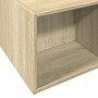 Estructura de cama madera de ingeniería roble Sonoma 150x200 cm de vidaXL, Camas y somieres - Ref: Foro24-3280561, Precio: 13...
