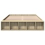 Estructura de cama madera de ingeniería roble Sonoma 160x200 cm de vidaXL, Camas y somieres - Ref: Foro24-3280554, Precio: 14...