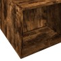 Estructura de cama madera de ingeniería roble ahumado 160x200cm de vidaXL, Camas y somieres - Ref: Foro24-3280556, Precio: 14...