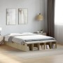 Estructura de cama madera de ingeniería roble Sonoma 120x200 cm de vidaXL, Camas y somieres - Ref: Foro24-3280575, Precio: 13...