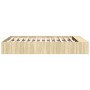 Estructura de cama madera de ingeniería roble Sonoma 120x190 cm de vidaXL, Camas y somieres - Ref: Foro24-3280596, Precio: 12...