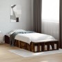 Estructura de cama madera de ingeniería roble ahumado 90x200 cm de vidaXL, Camas y somieres - Ref: Foro24-3280612, Precio: 10...
