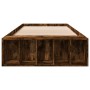 Estructura de cama madera de ingeniería roble ahumado 90x200 cm de vidaXL, Camas y somieres - Ref: Foro24-3280612, Precio: 10...