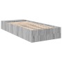 Estructura de cama madera de ingeniería gris Sonoma 100x200 cm de vidaXL, Camas y somieres - Ref: Foro24-3280606, Precio: 111...