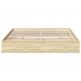 Cama con cajones madera ingeniería roble Sonoma 200x200 cm de vidaXL, Camas y somieres - Ref: Foro24-3280631, Precio: 182,67 ...