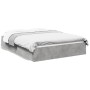 Cama con cajones madera ingeniería gris hormigón 120x200 cm de vidaXL, Camas y somieres - Ref: Foro24-3280667, Precio: 166,11...