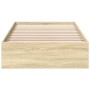 Cama con cajones madera ingeniería roble Sonoma 100x200 cm de vidaXL, Camas y somieres - Ref: Foro24-3280673, Precio: 131,50 ...