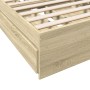 Cama con cajones madera ingeniería roble Sonoma 100x200 cm de vidaXL, Camas y somieres - Ref: Foro24-3280673, Precio: 131,50 ...