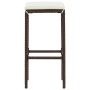 Mesa y taburetes de jardín 7 pzas madera acacia ratán PE marrón de vidaXL, Conjuntos de jardín - Ref: Foro24-3295285, Precio:...