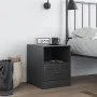 Anthrazitgrauer Nachttisch aus Stahl, 34,5 x 39 x 44 cm von vidaXL, Nachttische - Ref: Foro24-841755, Preis: 48,50 €, Rabatt: %