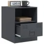 Mesita de noche acero gris antracita 34,5x39x44 cm de vidaXL, Mesitas de noche - Ref: Foro24-841755, Precio: 48,50 €, Descuen...