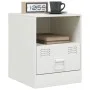 Mesitas de noche 2 unidades acero blanco 34,5x39x44 cm de vidaXL, Mesitas de noche - Ref: Foro24-841762, Precio: 81,05 €, Des...