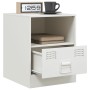 Mesitas de noche 2 unidades acero blanco 34,5x39x44 cm de vidaXL, Mesitas de noche - Ref: Foro24-841762, Precio: 81,82 €, Des...