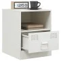 Mesitas de noche 2 unidades acero blanco 34,5x39x44 cm de vidaXL, Mesitas de noche - Ref: Foro24-841762, Precio: 81,05 €, Des...