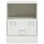 Mesitas de noche 2 unidades acero blanco 34,5x39x44 cm de vidaXL, Mesitas de noche - Ref: Foro24-841762, Precio: 81,05 €, Des...
