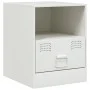 Mesitas de noche 2 unidades acero blanco 34,5x39x44 cm de vidaXL, Mesitas de noche - Ref: Foro24-841762, Precio: 81,05 €, Des...