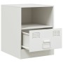Mesitas de noche 2 unidades acero blanco 34,5x39x44 cm de vidaXL, Mesitas de noche - Ref: Foro24-841762, Precio: 81,82 €, Des...