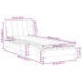 Cama con colchón terciopelo gris oscuro 90x190 cm de vidaXL, Camas y somieres - Ref: Foro24-3208569, Precio: 279,06 €, Descue...
