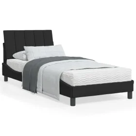Bett mit schwarzer Samtmatratze 90x200 cm von vidaXL, Betten und Lattenroste - Ref: Foro24-3208576, Preis: 279,24 €, Rabatt: %