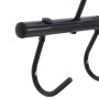 Perchero colgador de bridas 6 ganchos giratorios acero negro de vidaXL, Accesorios para riendas de caballos - Ref: Foro24-172...