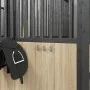 Ganchos de pared para cubos 3 uds acero plateado y marrón de vidaXL, Pienso para caballos - Ref: Foro24-172473, Precio: 15,89...