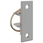 Ganchos de pared para cubos 3 uds acero plateado y marrón de vidaXL, Pienso para caballos - Ref: Foro24-172473, Precio: 15,89...