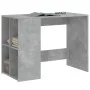 Escritorio de madera de ingeniería gris hormigón 102x50x75 cm de vidaXL, Escritorios - Ref: Foro24-840544, Precio: 76,91 €, D...