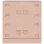 Aparador de acero rosa 67x39x73 cm de vidaXL, Aparadores - Ref: Foro24-841650, Precio: 107,09 €, Descuento: %