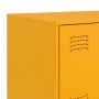 Aparador de acero amarillo mostaza 67x39x73 cm de vidaXL, Aparadores - Ref: Foro24-841652, Precio: 96,17 €, Descuento: %