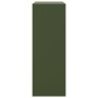Aparador de acero verde oliva 67x39x107 cm de vidaXL, Aparadores - Ref: Foro24-841659, Precio: 146,80 €, Descuento: %