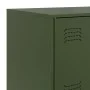 Aparador de acero verde oliva 67x39x107 cm de vidaXL, Aparadores - Ref: Foro24-841659, Precio: 147,15 €, Descuento: %