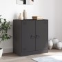 Aparador de acero negro 67x39x73 cm de vidaXL, Aparadores - Ref: Foro24-841673, Precio: 120,13 €, Descuento: %