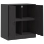 Aparador de acero negro 67x39x73 cm de vidaXL, Aparadores - Ref: Foro24-841673, Precio: 120,13 €, Descuento: %
