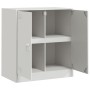 Aparador de acero blanco 67x39x73 cm de vidaXL, Aparadores - Ref: Foro24-841678, Precio: 94,27 €, Descuento: %