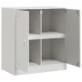 Aparador de acero blanco 67x39x73 cm de vidaXL, Aparadores - Ref: Foro24-841678, Precio: 93,38 €, Descuento: %