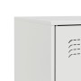 Aparador de acero blanco 67x39x73 cm de vidaXL, Aparadores - Ref: Foro24-841678, Precio: 94,27 €, Descuento: %