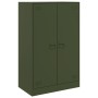 Aparador de acero verde oliva 67x39x107 cm de vidaXL, Aparadores - Ref: Foro24-841665, Precio: 172,26 €, Descuento: %