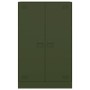 Aparador de acero verde oliva 67x39x107 cm de vidaXL, Aparadores - Ref: Foro24-841665, Precio: 172,26 €, Descuento: %