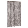 Cortina antimoscas chenilla marrón y blanco 118x220 cm de vidaXL, Mosquiteras para ventanas - Ref: Foro24-4004889, Precio: 71...