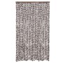 Cortina antimoscas chenilla marrón y blanco 118x220 cm de vidaXL, Mosquiteras para ventanas - Ref: Foro24-4004889, Precio: 71...