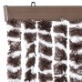 Cortina antimoscas chenilla marrón y blanco 118x220 cm de vidaXL, Mosquiteras para ventanas - Ref: Foro24-4004889, Precio: 71...
