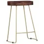 Gavin Küchenhocker 2 Einheiten aus massivem Mangoholz von vidaXL, Küchenhocker - Ref: Foro24-247834, Preis: 145,64 €, Rabatt: %