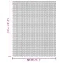 Alfombrilla de camping crema 4x2 m de vidaXL, Accesorios para tiendas de campaña - Ref: Foro24-4008494, Precio: 28,06 €, Desc...
