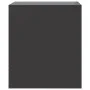 Mesita de noche acero negra 34,5x39x44 cm de vidaXL, Mesitas de noche - Ref: Foro24-841619, Precio: 51,03 €, Descuento: %