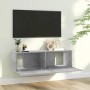 Mueble para TV madera contrachapada gris hormigón 100x30x30 cm de vidaXL, Muebles TV - Ref: Foro24-801485, Precio: 53,34 €, D...