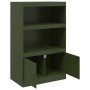Aparador de acero verde oliva 67x39x107 cm de vidaXL, Aparadores - Ref: Foro24-841671, Precio: 107,52 €, Descuento: %