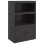 Aparador de acero negro 67x39x107 cm de vidaXL, Aparadores - Ref: Foro24-841667, Precio: 101,04 €, Descuento: %