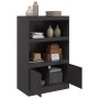 Aparador de acero negro 67x39x107 cm de vidaXL, Aparadores - Ref: Foro24-841667, Precio: 101,04 €, Descuento: %